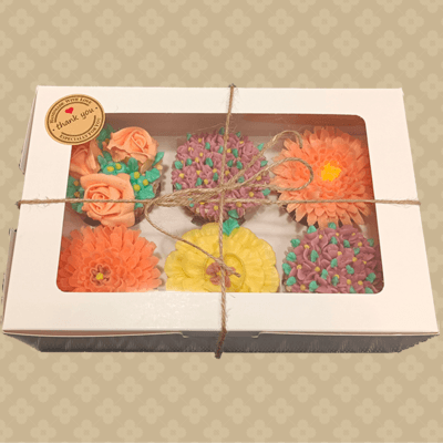 6 Cupcakes Box